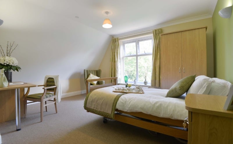 Example accommodation at Foxholes Care Home in Hitchin, Hertfordshire